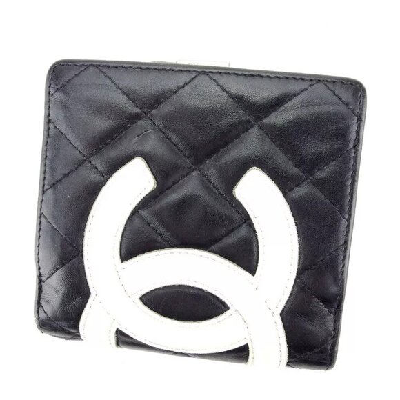 Chanel purses Kanbonrain Black White White Pink Ladies Authentic - Picture 1 of 16